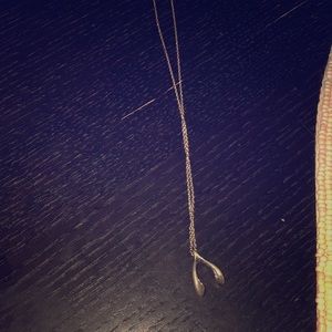 Wishbone necklace